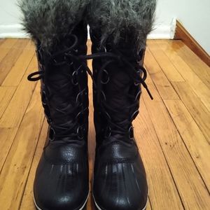 *NEW* SOREL TOFINO II WOMEN BLACK WINTER BOOTS, 10
